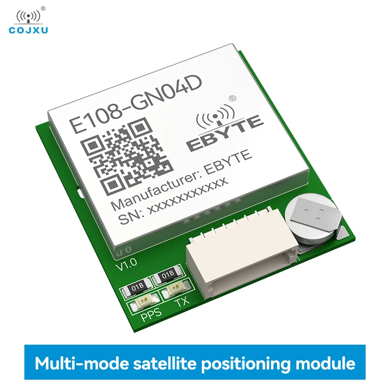 

Multi Mode Satellite Positioning Module GPS Module Support BDS/GPS/GLONASS/GALILEO GNSS COJXU E108-GN04D UART Ceramic Antenna