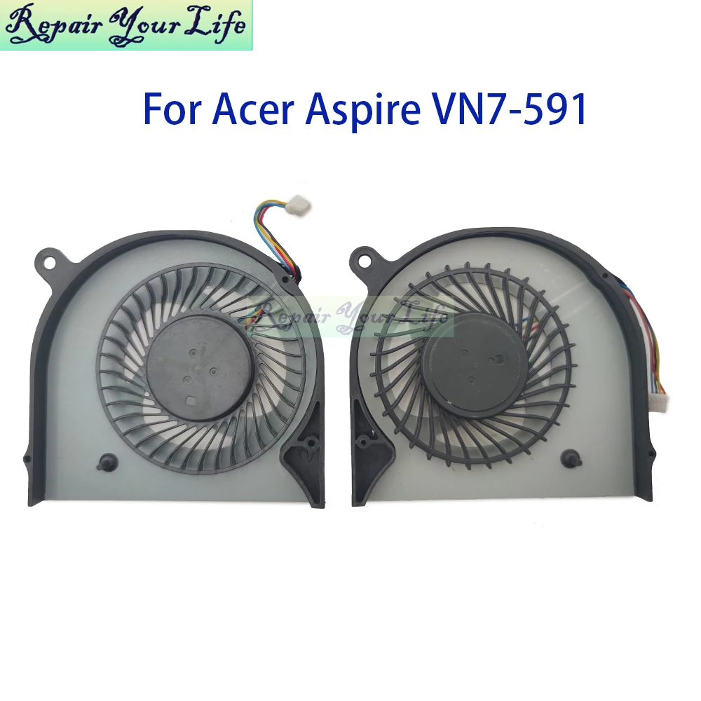 Notebook Cooler CPU GPU Fan For Acer Aspire V15 Nitro VN7-591 VN7-591G Radiator Fans DC5V FG28 DFS531105MC0T FG2C DFS531005PL0T