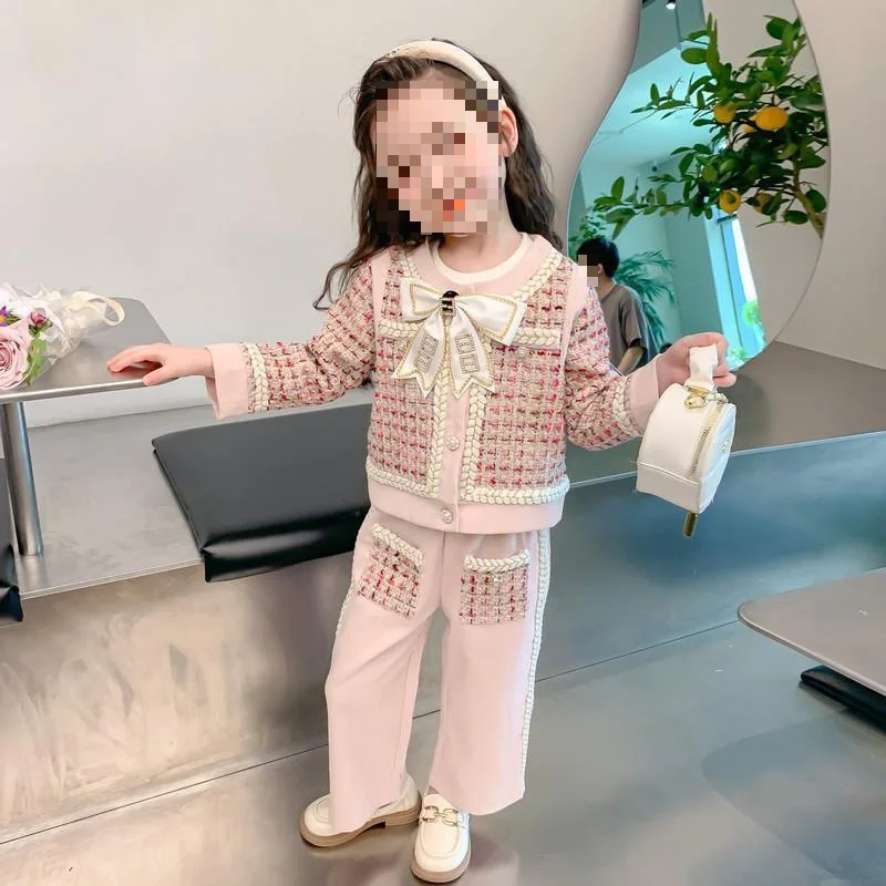 

Girls' Set Autumn 2023 New Fashionable and Fashionable Baby Spring and Autumn Season Blast Street