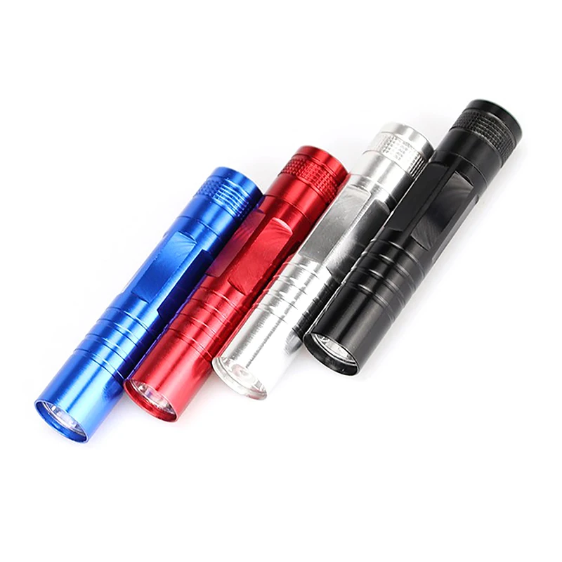 1PCS Portable Waterproof Mini LED Flashlights Aluminium Small Electric Torch High Power Light For Night Fishing