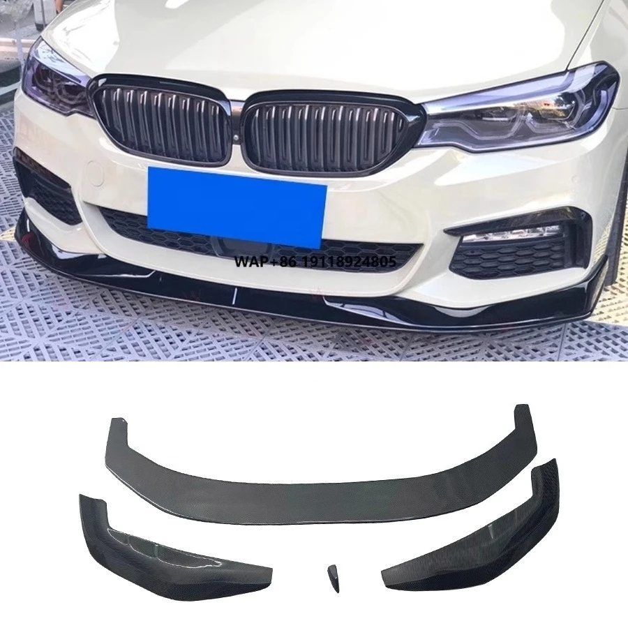 

AC Style Carbon Fiber Front Lip for 5 Series G30 G38 G31 2017-2020 M-Tech Front Bumper Lip Splitter Spoiler Bodykit