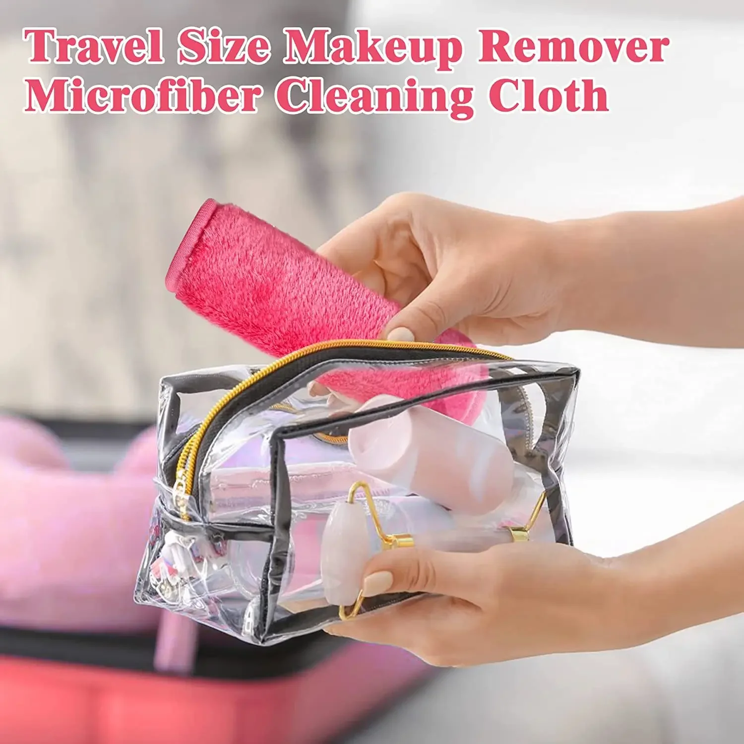 1pcs Reusable Makeup Remover Cotton Pads Makeup Eraser Microfiber Facial Towel Face Cleaning Cleaner Wipes Skincare Beauty Tools