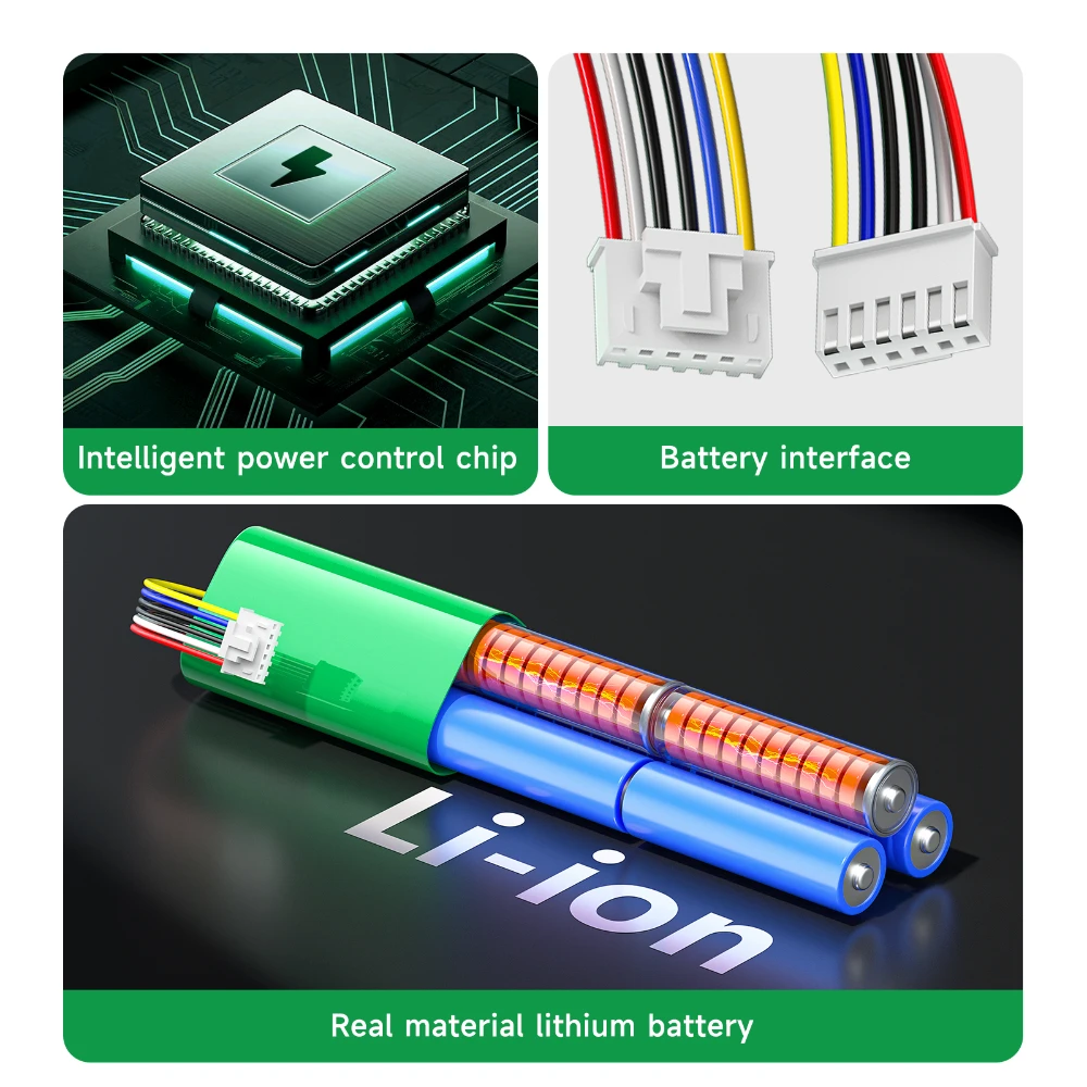 استبدال بطارية ليثيوم أيون ل Neato Botvac D8 D9 D10 14.4 فولت 6800 مللي أمبير ترقية بطاريات المكنسة الكهربائية لسلسلة Neato D8 D9 D10 #4