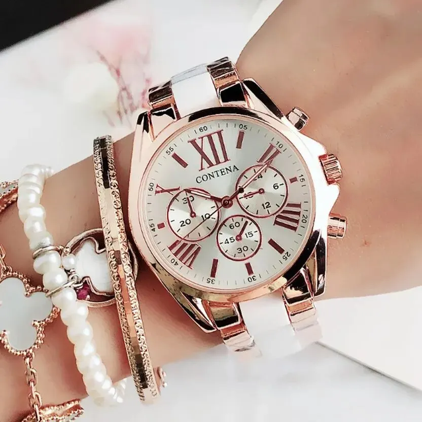 Top Brand Luxury Watches for Women Fashion Creative Steel Bracelet Women\'s Watches Ladies Quartz Bracelet Watch Reloj Mujer