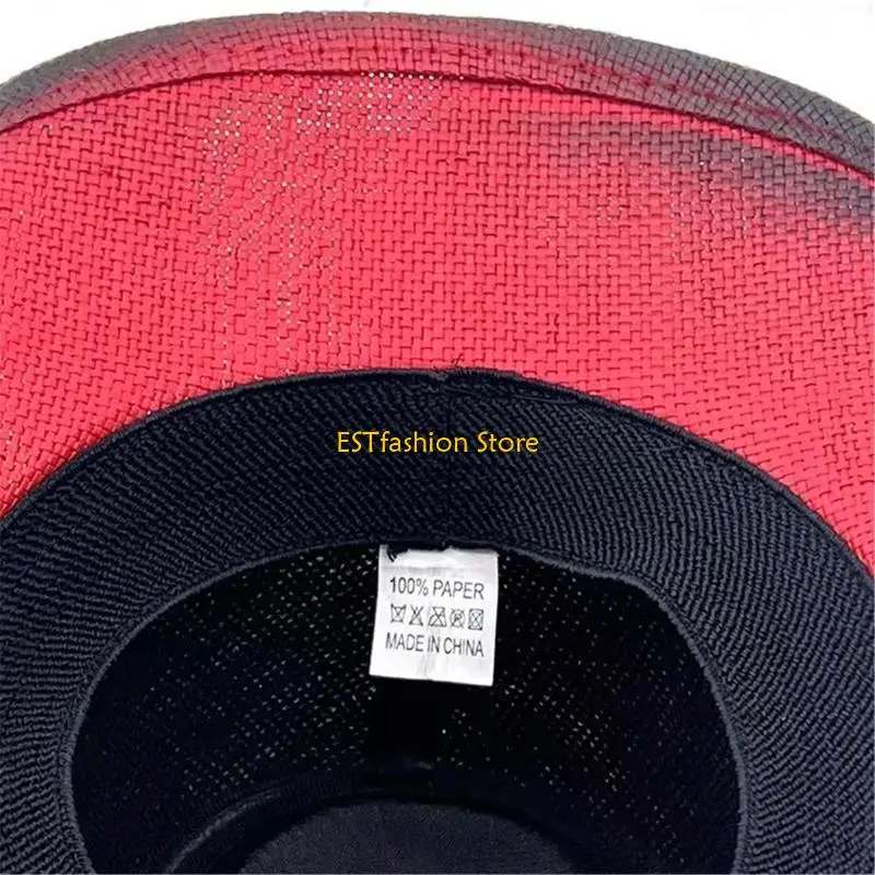 

Y5GC Homburg Top Hat Соломенная шляпа Porkpie Hat для праздников и уличной фотографии