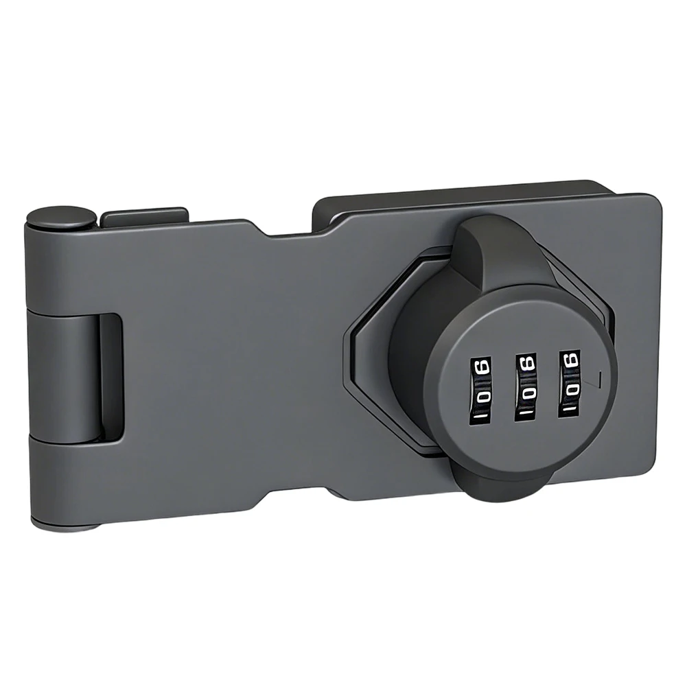 Refrigerator Lock 3.5 - Inch Cabinet Lock Screw Installed Firm Installation Two-way Opening For Password Cabinets