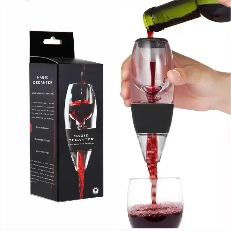 

1 Piece of Red Wine Decanter, Quick Magic Decanter, Wine Divider, Exquisite Business Gift Wine Set Drink dispensers Wine aerator