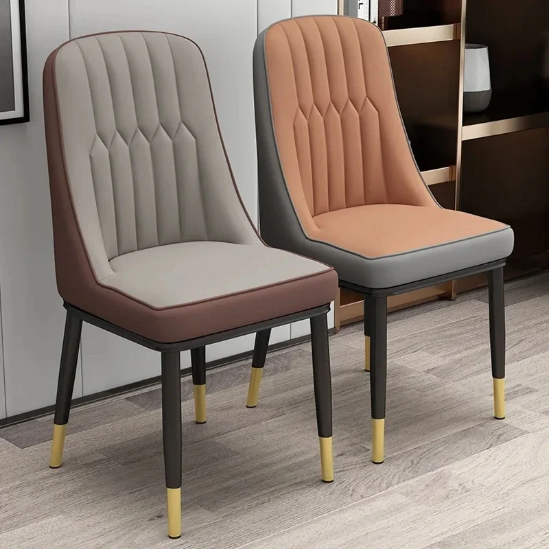 European Kitchen Dining Chairs Luxury Modern Nordic Upholstered Dining Chairs Trendy Vintage Sillas De Comedor Furnitures