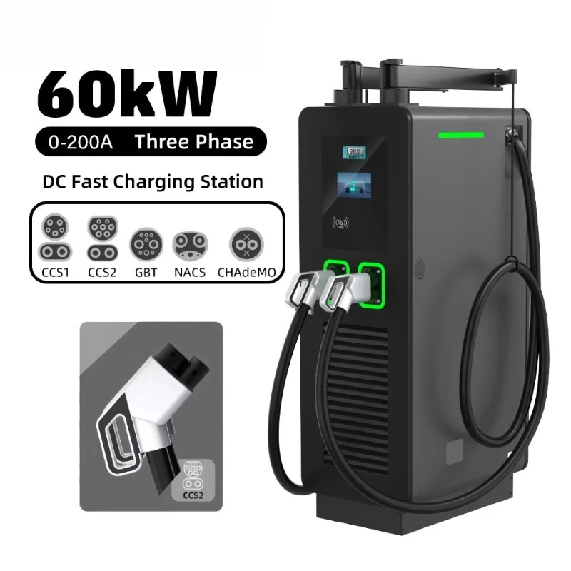 Commercial DC Vehicle Charging Station Floor-mounted Fast Charging Station 240kW 180kW 120kW 60kW DC Fast Electric Vehicle Charg