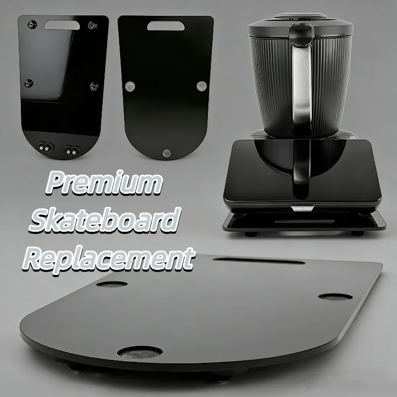 

Замена скейтборда премиум-класса для Thermomix TM7, износостойкие с колесами для столешниц, нескользящий раздвижной коврик, орнамент