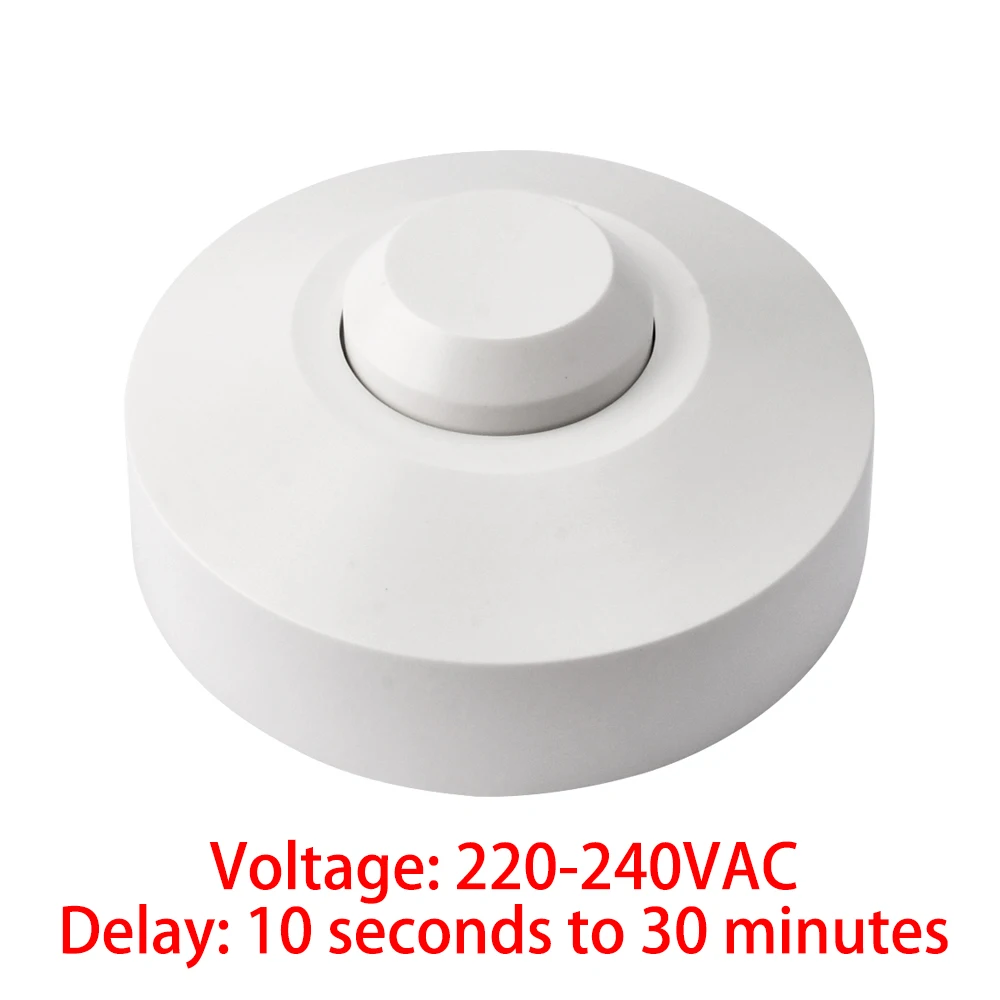 AC220-240V Microwave Radar Induction Switch 5.8GHz HF System 360 Degree Motion Detector 1200W Ceiling Mount Light Sensor Switch