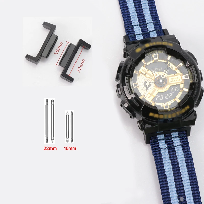 2pcs Bracelet Strap Connector for Casio G-Shock GW6900 Strap For G SHOCK GA 2100 DW-5600 16-22mm Watch Band adapter Accessories