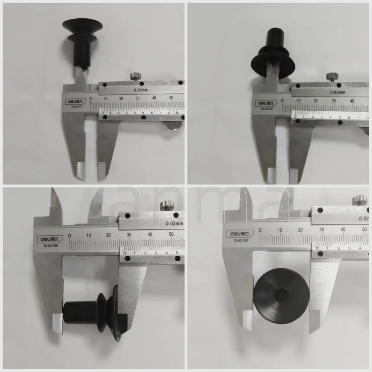 

100 шт. черных и красных двухслойных резиновых присосок. Внешний диаметр: 27 мм. Двухслойная присоска для бумаги.