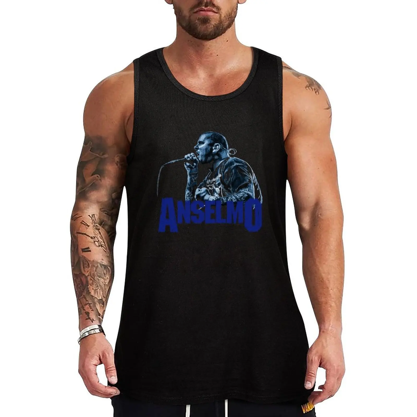 

Phil Anselmo Icon 3 Tank Top gym clothes men anime clothes bodybuilding for men