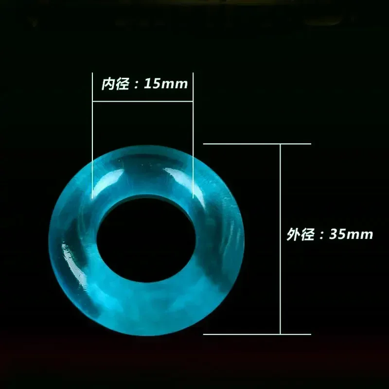 6 قطعة خاتم الديك للرجال تأخير القذف سيليكون القضيب الدائري مجموعة منتجات للبالغين خواتم الذكور دائم الانتصاب الجنس لعب للزوجين #5