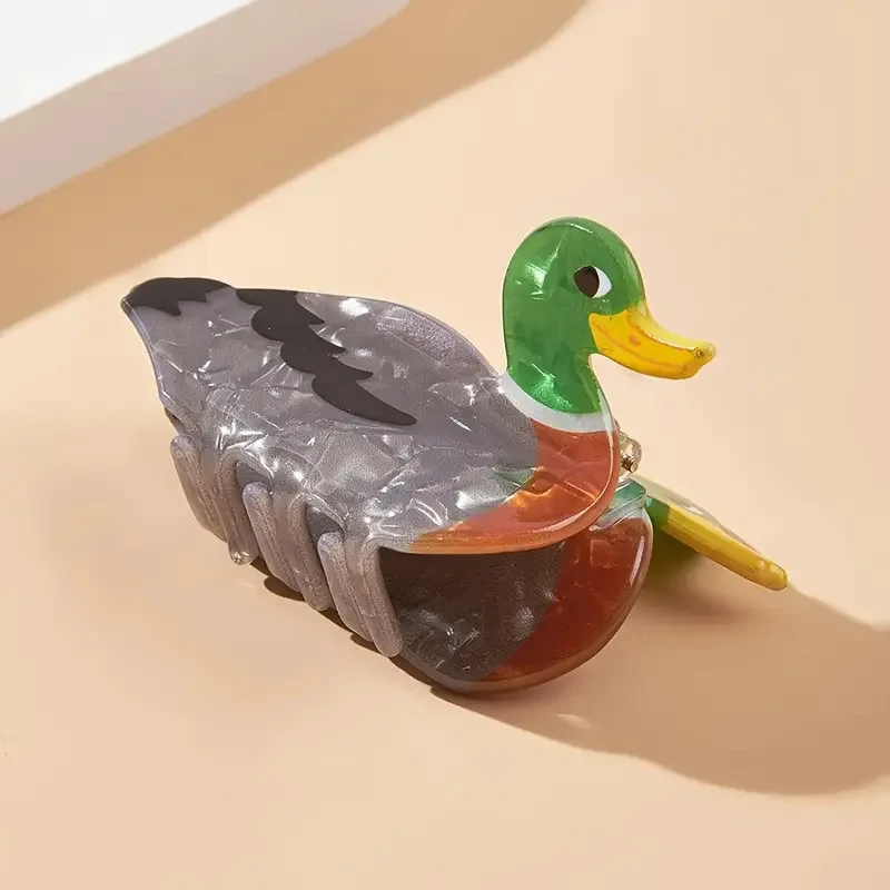 Cartoon Animal Cute Little Duck Ponytail Hair Clip Shark Design Female Half-Up Hair Accessory Creative Hair Grips for Girls