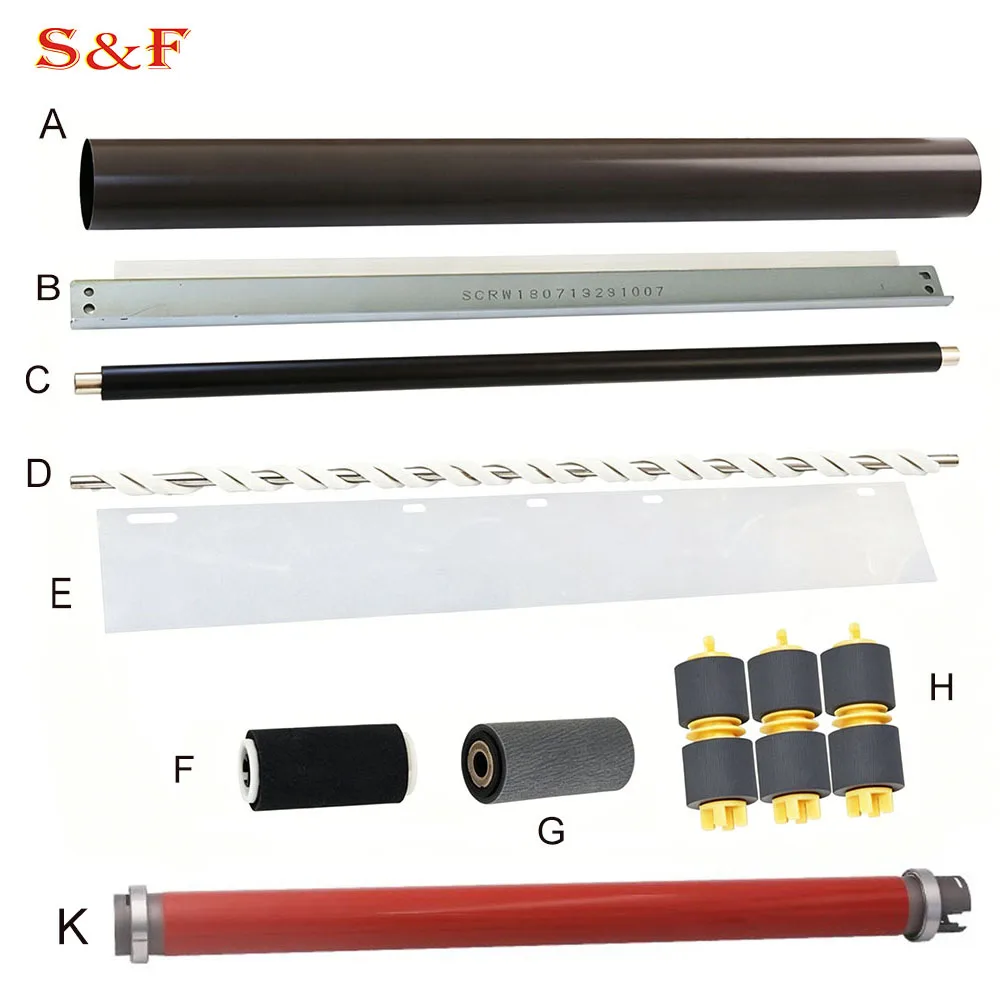 Fuse Film for Xerox B7025 B7030 B7035 B7125 B7130  Primary Charge Roller Cleaning Roller B7135  Drum Cleaning Blade High