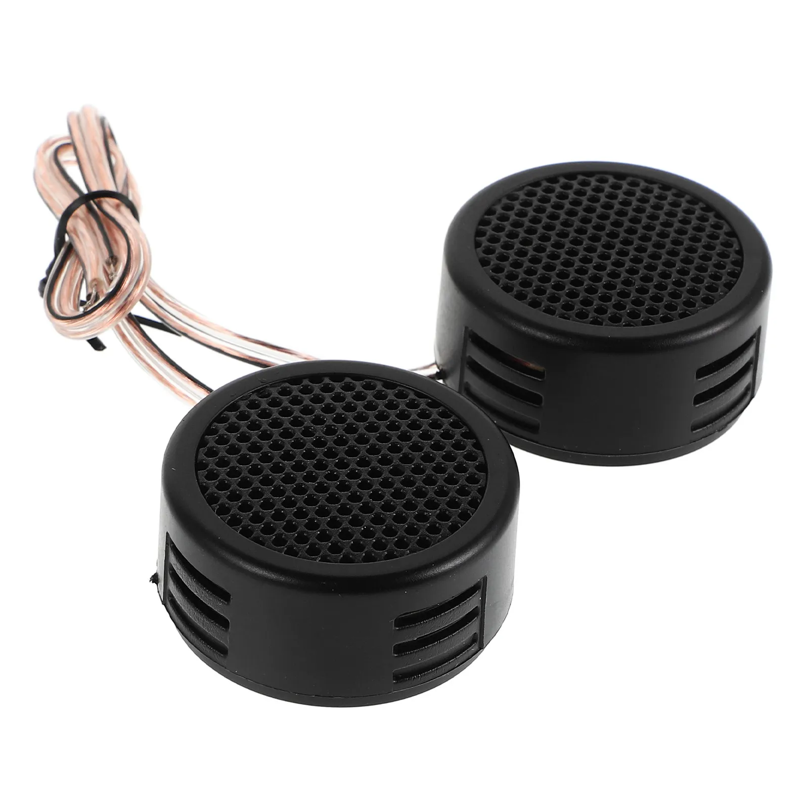 1 Pair Car Tweeter Speakers Mini Dome Tweeters Compact Design Clear Sound Automotive Audio System Parts for Car Interior