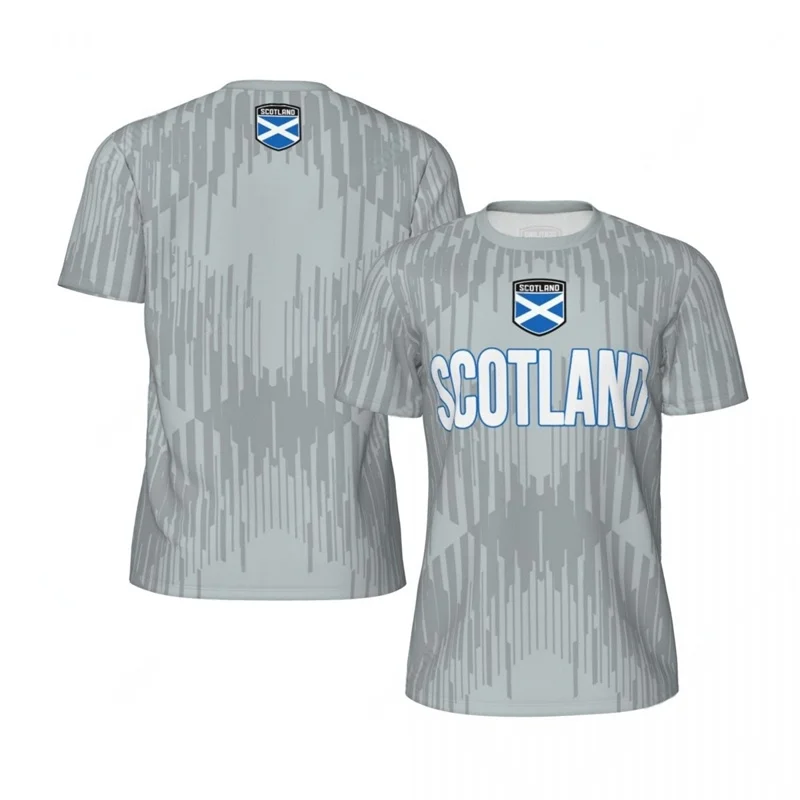 Scotland Football T Shirts Men Cool Outdoor Sports T-shirt 3D Printed Soccer Short Sleeves Summer Street Oversized Tee Shirt view 4