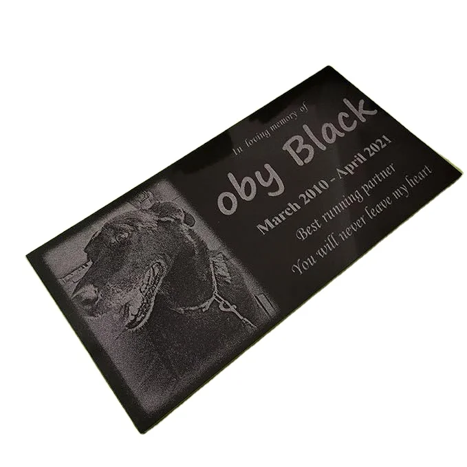 

The Marble Pet Memorial Tombstone Can Be Customized