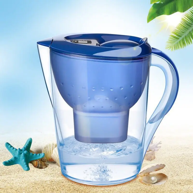 

Water Purification Pot Household Water Purifier Activated Carbon Kitchen Filter Pot Convenient Filter Kettle
