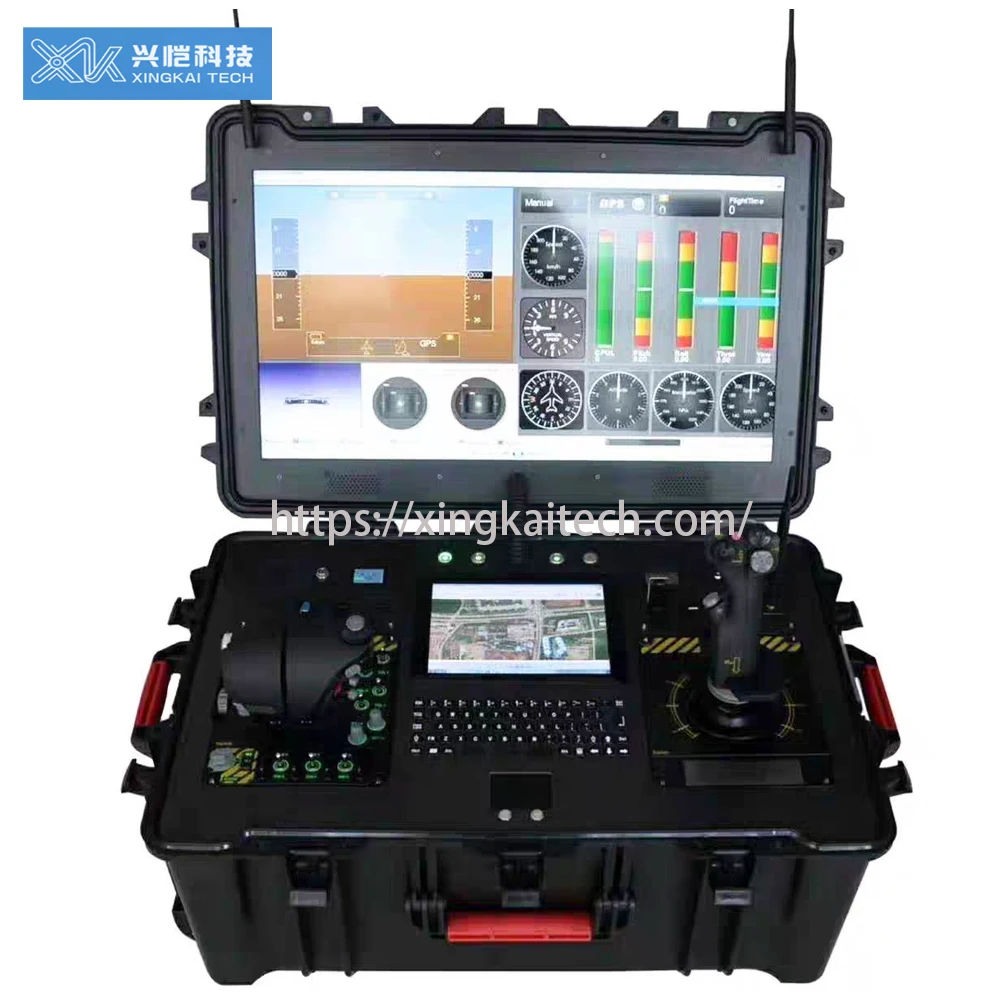 Portable RC Video Omni-directional Drone Ground Control System with HD screen for FPV Aerial Photography Drone Docking Station