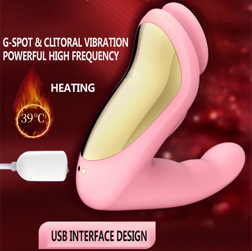 Vibrators Female G-spot Finger Heating Vibrator Female Vagina Massager Clitoris Dildo Vibrators Stimulator Sex Toys For Women 18