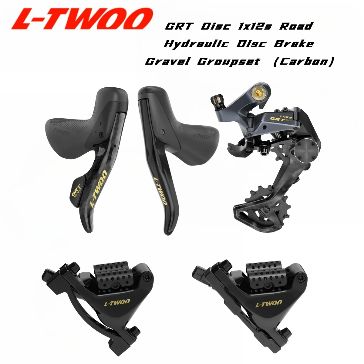 LTWOO GRT / GR9/GR7 Disc 1x12s / 1x11s /1x10s Road Hydraulic Disc Brake Gravel Groupset, 5 kit