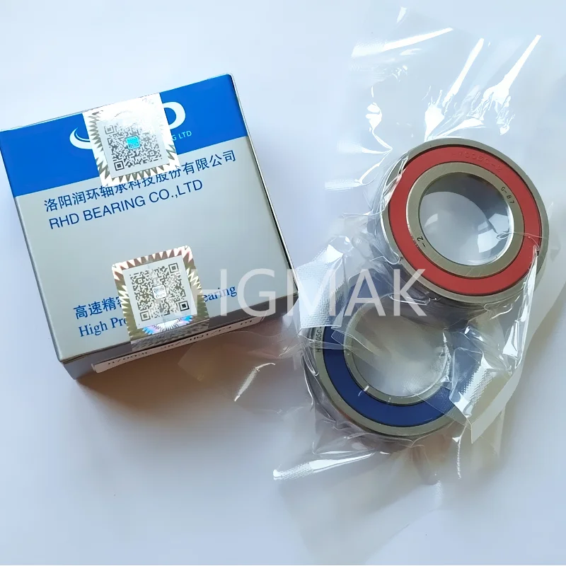 

good 7000 7001 7002 7003 7005 bearing H7002C 2RZ P4 DT DB 15X32X9 Sealed Angular Contact Bearings Speed Spindle Bearings CNC