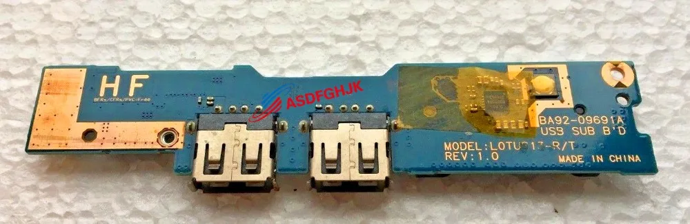 Original FOR Samsung NP530U3C NP540U3C NP540 NP530 Card Reader USB Power Button Board BA92-09691A 100% Perfect Work