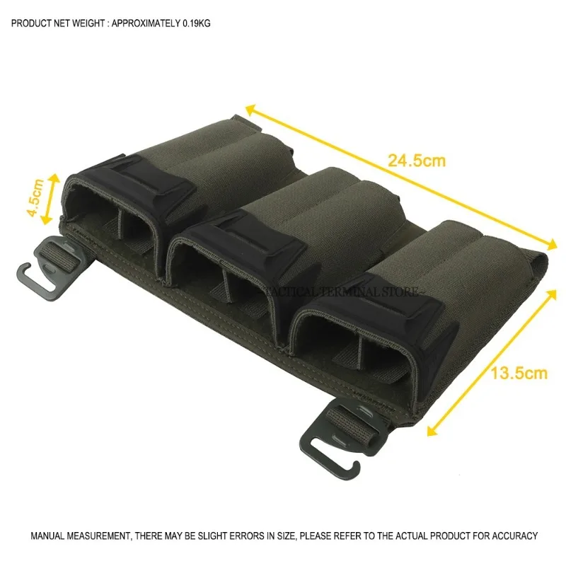 التكتيكية لوحة متعددة عيار الثلاثي ماج الحقيبة ل 5.56/7.62x39/PCC 9 مللي متر تمديد غلوك مجلة K-صفر سترة صيد اللوحة الأمامية #2