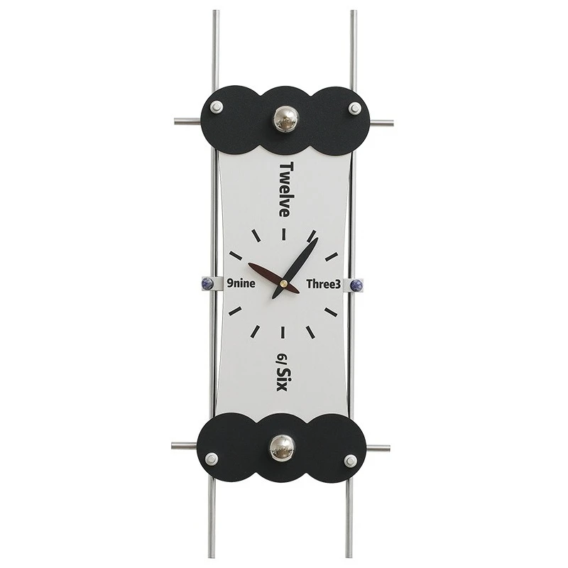 

No punching creative wall clock, living room clock, household light luxury art optical axis clock