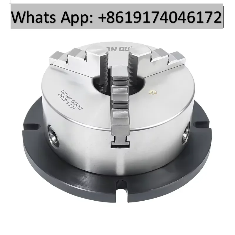 Vertical Chuck 200 Bottom Plate Precision Self centering Manual Fixed Installation Drilling Machine Workbench 160 Flange Base