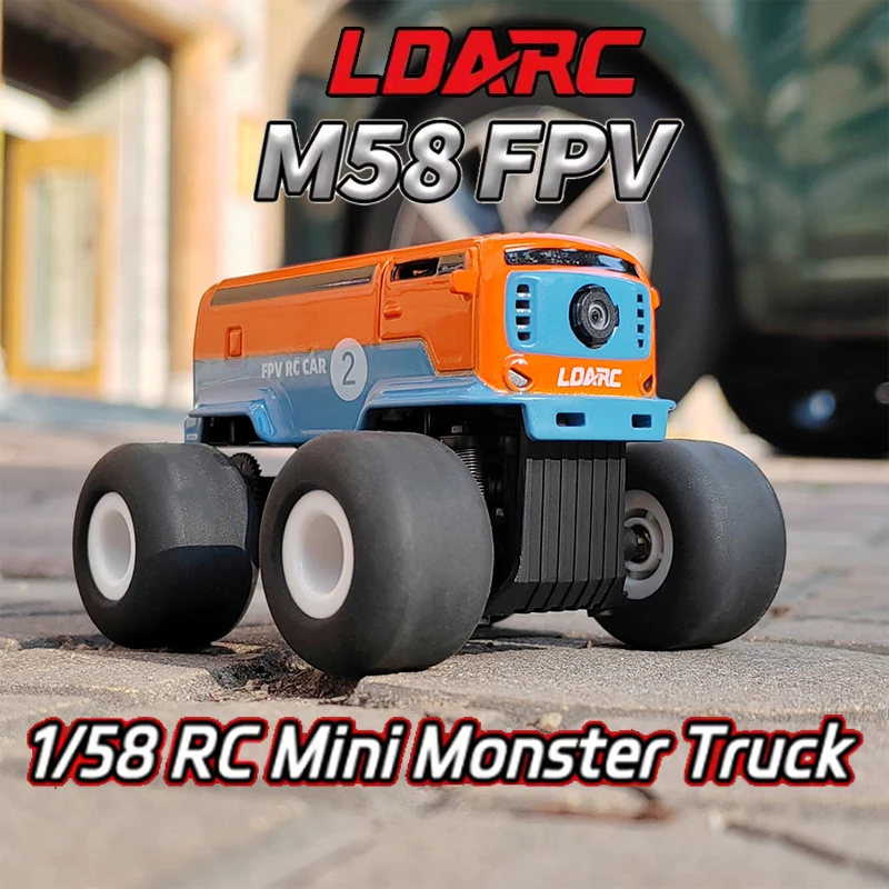 Ldarc-子供と大人のための電気モンスタートラック,ミニrcおもちゃ,m58,fpv,1,58,rwd,rtr,2.4ghz