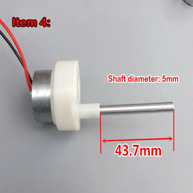 DC 3-9V 2.5-11RPM Slow Speed Mini Micro 300 Series Geared Motor High Torque CW CCW Small Mute Plastic Reduction Gearbox Reverse