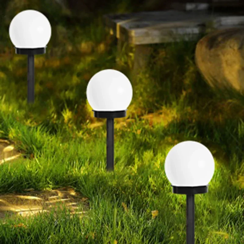 

1/4/6/8PC Solar Powered LED Bulb Lamp Energy Light Waterproof Outdoor Garden Light Street Solar Panel Ball Lights Lawn Yard Lamp