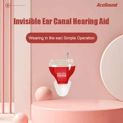 AcoSound 12 Channel Digital Powerful Hearing Aids For Deafness Programmable Medical In-The-Ear Sound Amplifier Earbuds For Elder