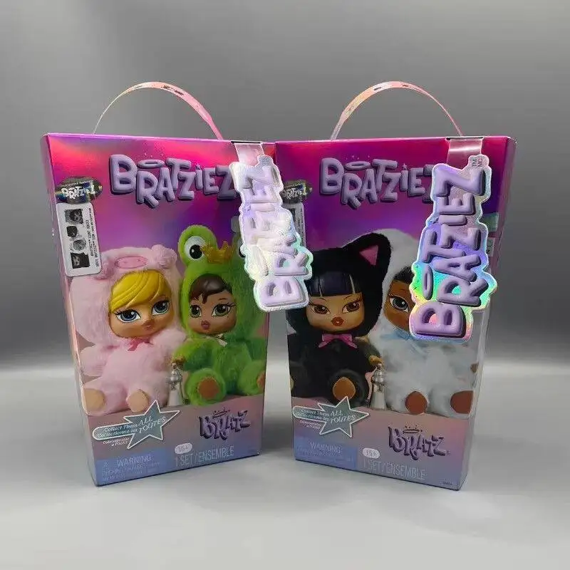 In Stock Genuine MGA Bratz Bratziez Blind Box Plush Doll Keychain Pendant Cute Anime Fashion Collectible Surprise Gift For Girls