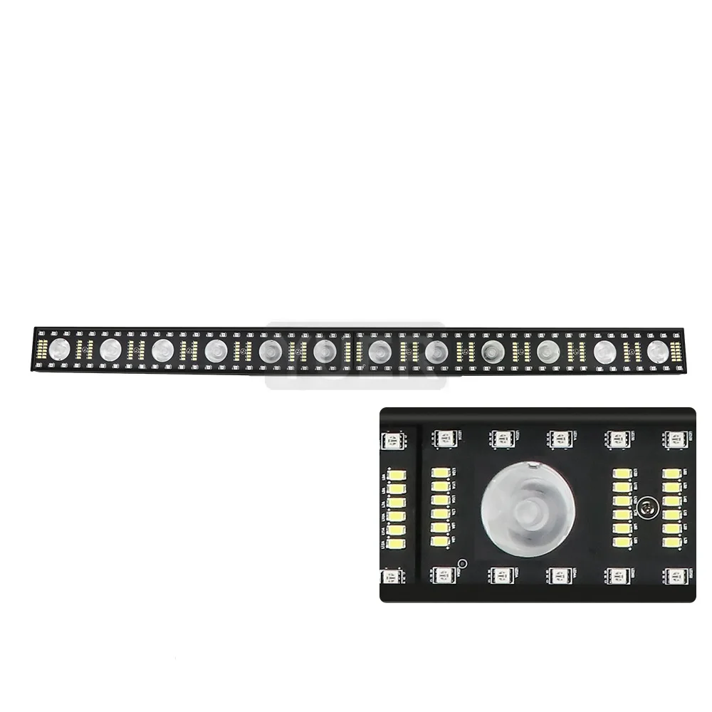 Yuer 12x5 واط RGBW LED الجدار واسه ضوء ديسكو DJ المرحلة في الهواء الطلق ستروب تأثير ضوء DMX512 ل نادي بار حفل زفاف ضوء الفيضانات