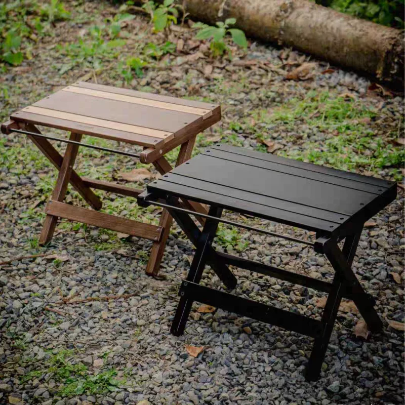 Camping Folding Table Portable Side Combination Oak Table Picnic Folding Table Lightweight Camping Equipment