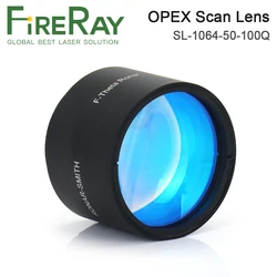 OPEX Quartz / Ordinary Fiber Laser F-theta Scan Lens F100 50x50mm M55 for 1064nm YAG Optical Fiber Laser Marking Machine Parts