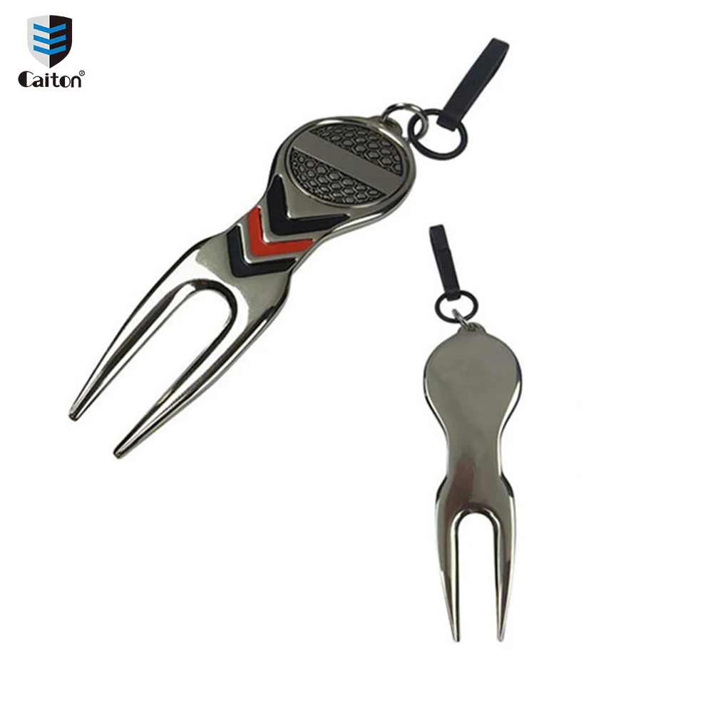 Caiton High Quality Golf Divot Repair Tool, Aluminum Alloy Material& Detachable Golf Ball Marker