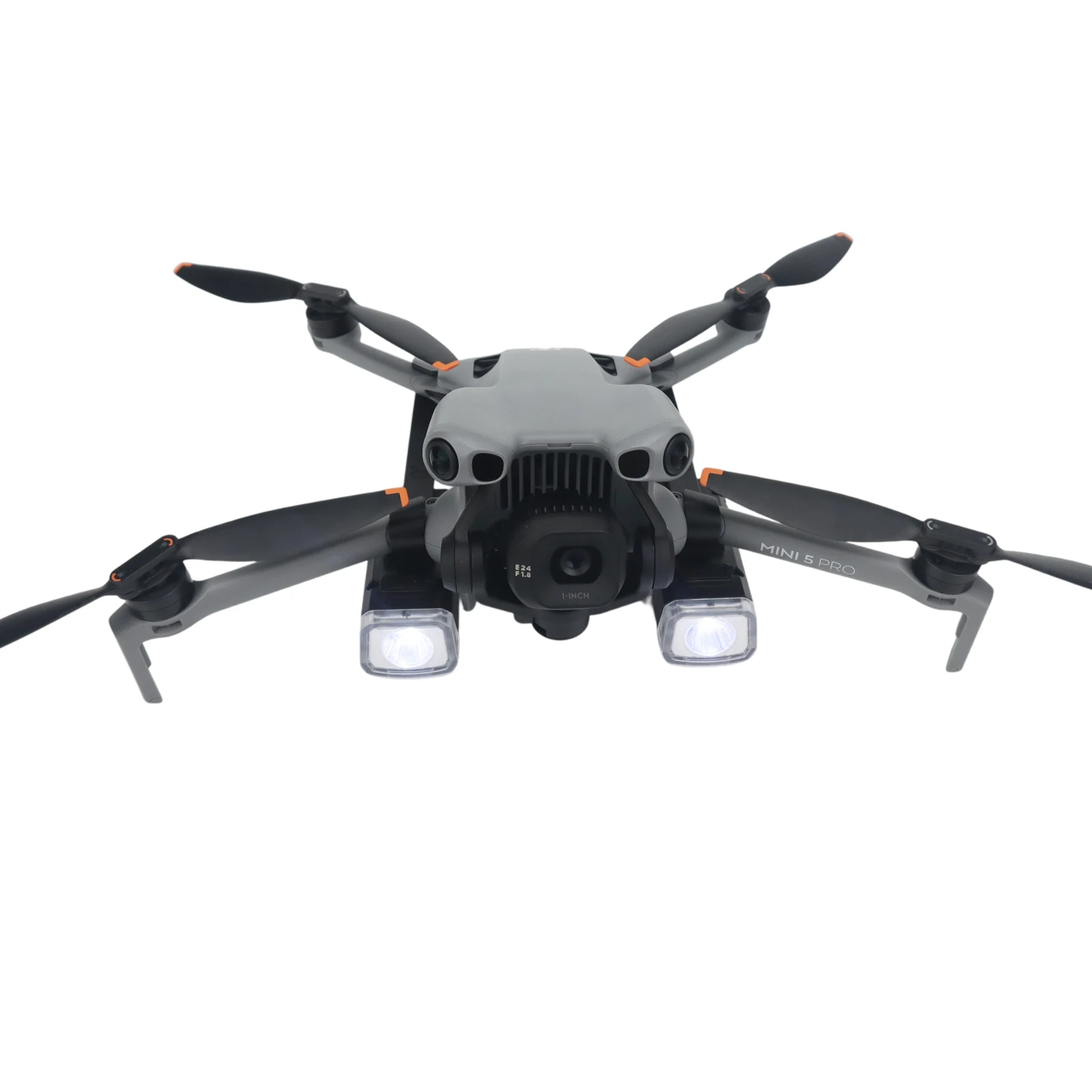 Cocok untuk DJI MINI 5 Pro lampu sorot bercahaya tinggi yang dapat diisi ulang, aksesori braket lampu malam elektrik ganda