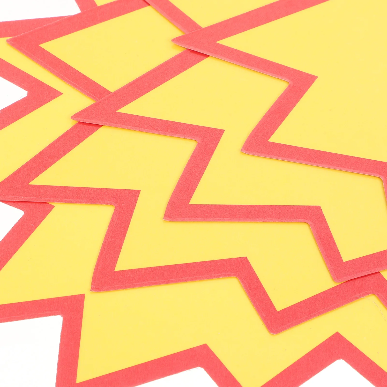 50Pcs Erasable Double Sided Star Burst Sale Tags Rewritable Sign Clips for Store Displays Retail Pricing Fruits Vegetables