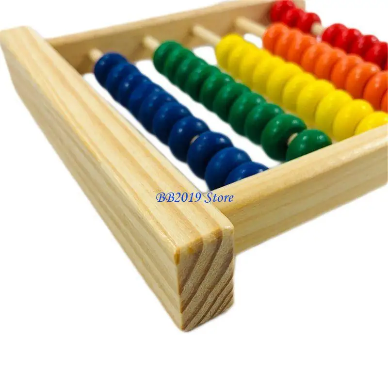 Q0kb早期学習5桁の算術ソロバン数学のおもちゃの頭脳プレイセット教師小道具