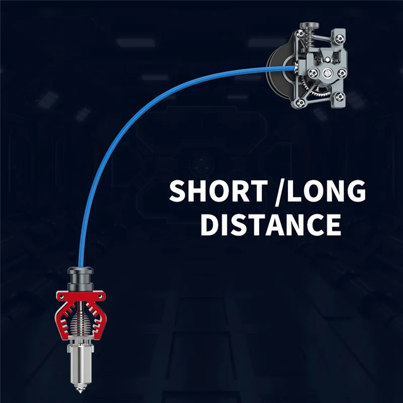 

HJ-CNC металлический мини-экструдер Sherpa, высокая термостойкость, легкий весовой комплект 36, двигатель для Voron CR-10 Ender