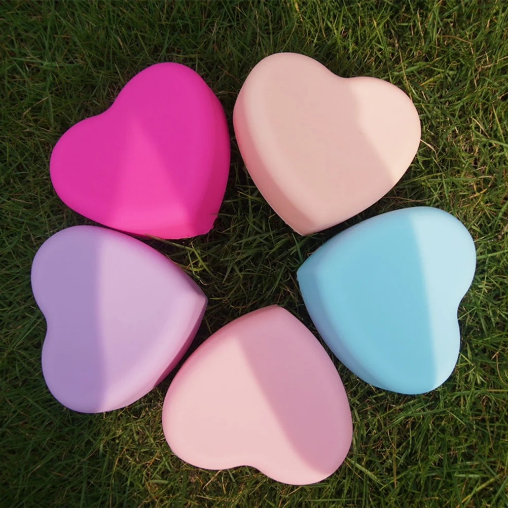 

Silicone Heart Shaped Wash Cleaning Pad For Makeup Tools Durable Easy Clean Hollow Design Brush Cleaner Mat Makeup Brush Washing