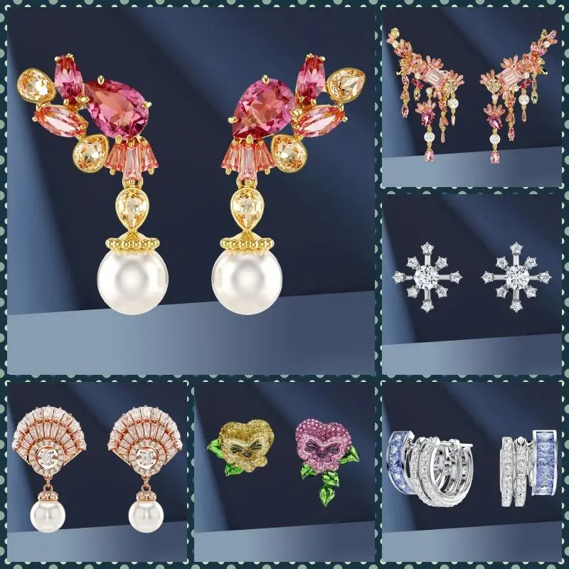 

2025 Modern Classic Luxe Flash Women's Book Club Meeting Earrings Intellectual Charm Smart Choice