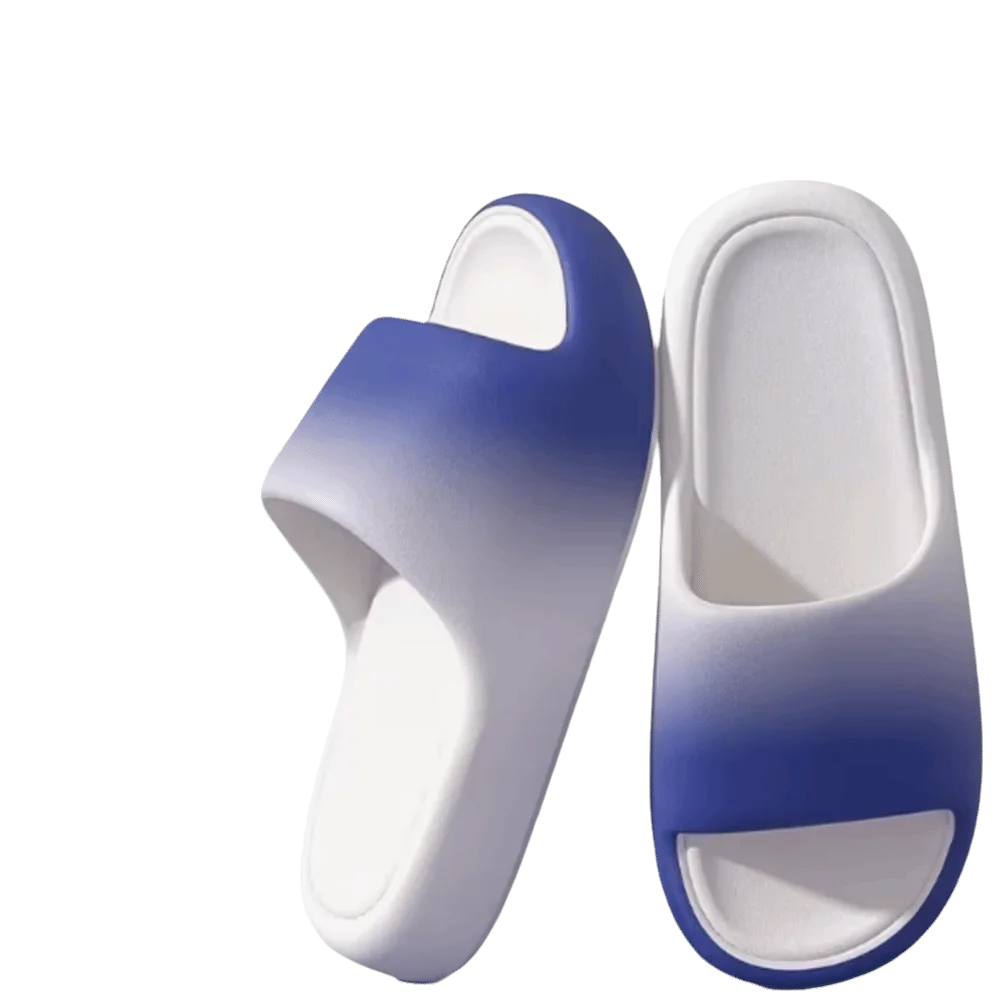 

Comfortable Soft Soles Gradient Slippers Odor-resistant Anti-Slip Outdoor Sandals Colorful Women EVA Slippers Summer