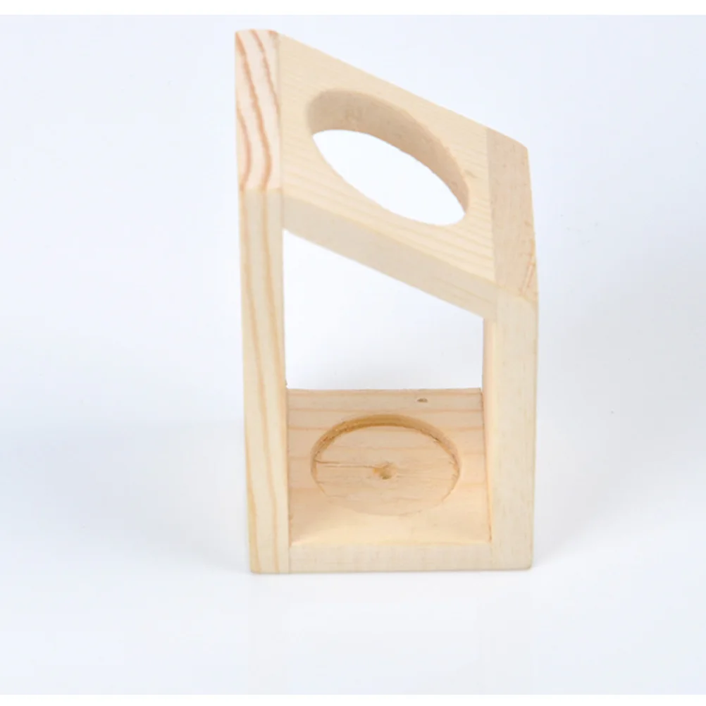 

Test Tube Flower Vase on Wooden Stand Elegant Hydroponic Glass Tube Vase for Flowers Living Room Balcony Decoration